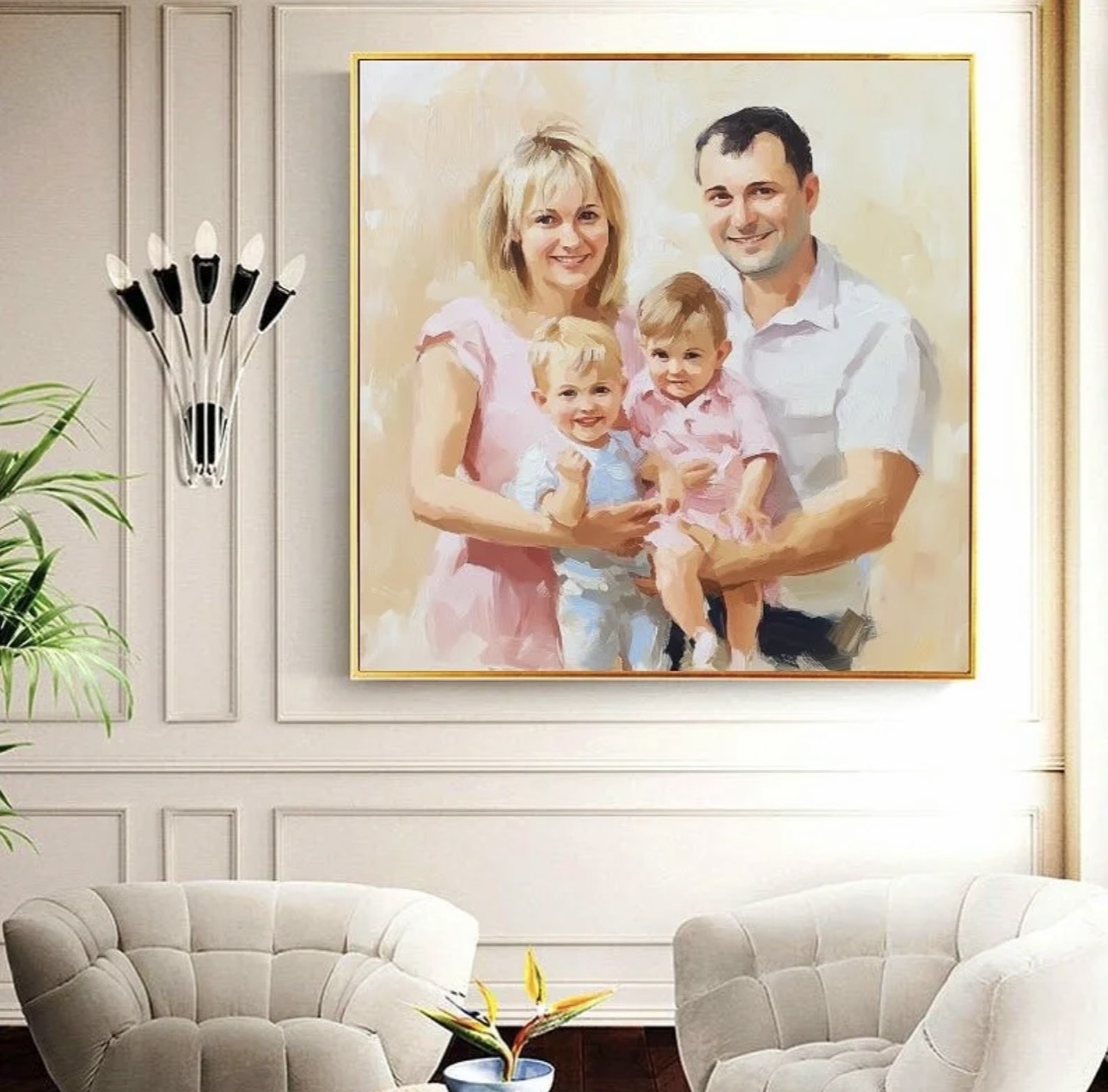 Family photo studio session